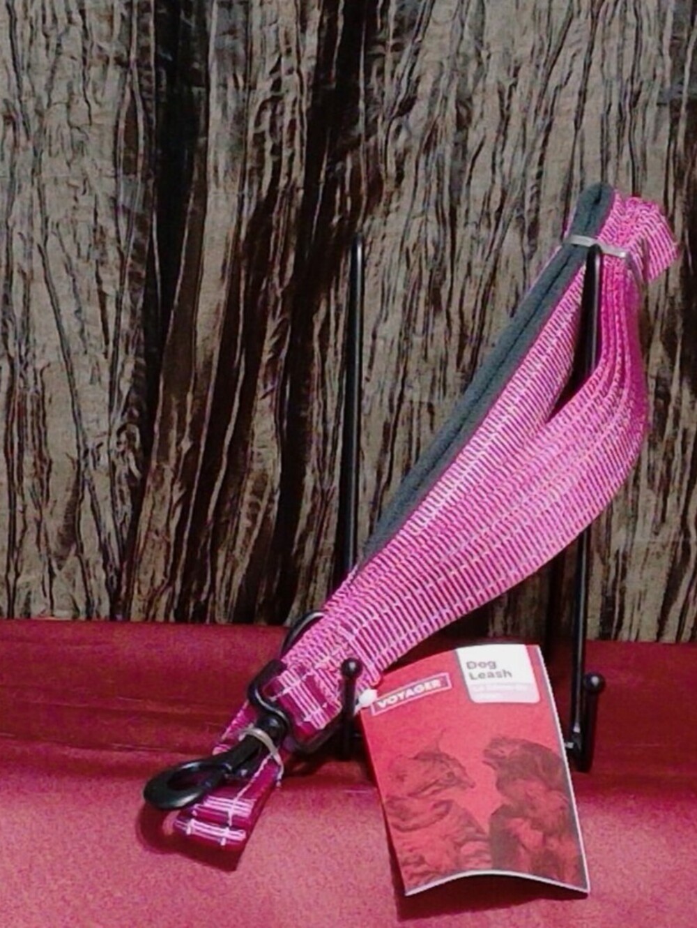 Top Paw Pink Standard Dog Leash with Comfort Grip Handle